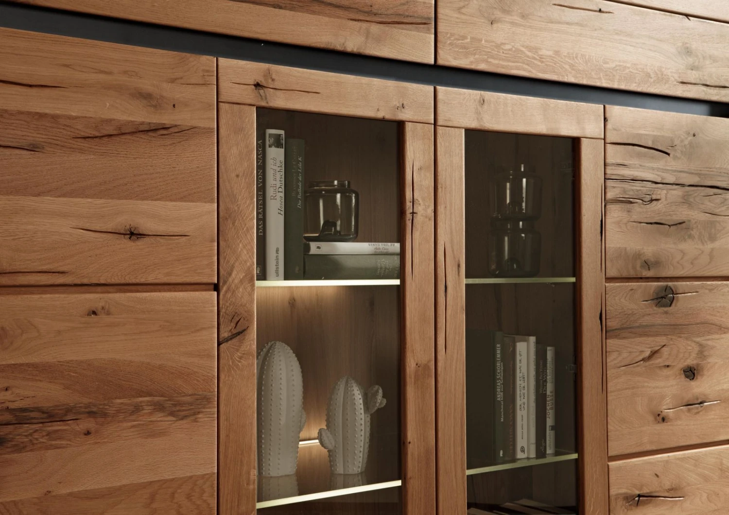 MONTREUX #112 Credenza In Legno Di Cerro - Oliato / Natur 170x45x125 9 MONTREUX #112 Credenza In Legno Di Cerro - Oliato / Natur 170x45x125 - immagine 7