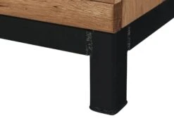 VILLANDERS #305 Credenza In Legno Di Quercia Selvatica - Oliato / Tabacco Marrone 103x40x148 -Massivmoebel24 48 310 200 2005 7