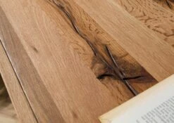 Credenza In Legno Di Quercia Selvatica/ Cerro 185x45x85 Quercia Naturale Oliato MONTREUX #128 -Massivmoebel24 48 312 100 0028 6