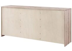Credenza In Legno Di Quercia Selvatica/ Cerro 185x45x85 Bianco Oliato MONTREUX #228 -Massivmoebel24 48 312 100 1028 11