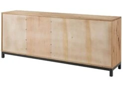 Credenza In Legno Di Quercia Selvatica 210x45x85 Quercia Naturale Oliato VILLANDERS #152 -Massivmoebel24 48 312 200 0052 11