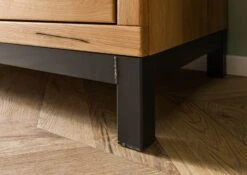 Credenza In Legno Di Quercia Selvatica 210x45x85 Quercia Naturale Oliato VILLANDERS #152 -Massivmoebel24 48 312 200 0052 6