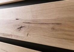 VILLANDERS #251 Credenza In Legno Di Quercia Selvatica - Oliato / Bianco 190x45x85 -Massivmoebel24 48 312 200 1051 6