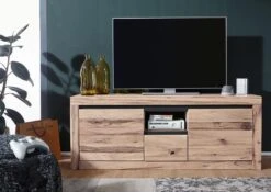 Mobile TV In Legno Di Quercia Selvatica/ Cerro 155x45x60 Bianco Oliato MONTREUX #314 11 Mobile TV In Legno Di Quercia Selvatica/ Cerro 155x45x60 Bianco Oliato MONTREUX #314 -Massivmoebel24 48 313 100 1026 3