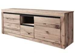 Mobile TV In Legno Di Quercia Selvatica/ Cerro 155x45x60 Bianco Oliato MONTREUX #314 15 Mobile TV In Legno Di Quercia Selvatica/ Cerro 155x45x60 Bianco Oliato MONTREUX #314 -Massivmoebel24 48 313 100 1026 9