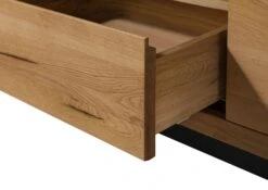 Mobile TV In Legno Di Quercia Selvatica 170x40x56 Quercia Naturale Oliato VILLANDERS #113 -Massivmoebel24 48 313 200 0013 4