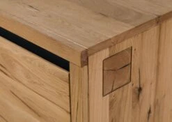 Mobile TV In Legno Di Quercia Selvatica 170x40x56 Quercia Naturale Oliato VILLANDERS #113 -Massivmoebel24 48 313 200 0013 6