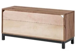 Mobile TV In Legno Di Quercia Selvatica 120x40x56 Tabacco Marrone Oliato VILLANDERS #312 -Massivmoebel24 48 313 200 2012 11