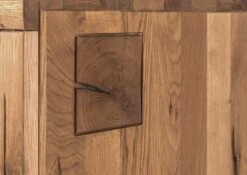 Mobile TV In Legno Di Quercia Selvatica 120x40x56 Tabacco Marrone Oliato VILLANDERS #312 -Massivmoebel24 48 313 200 2012 6