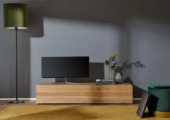 Mobile TV In Legno Di Quercia Selvatica/ Cerro 160x52x32 Quercia Naturale Oliato FRANKFURT #106 -Massivmoebel24 48 313 502 0006 3