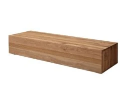 Mobile TV In Legno Di Quercia Selvatica/ Cerro 160x52x32 Quercia Naturale Oliato FRANKFURT #106 -Massivmoebel24 48 313 502 0006 9