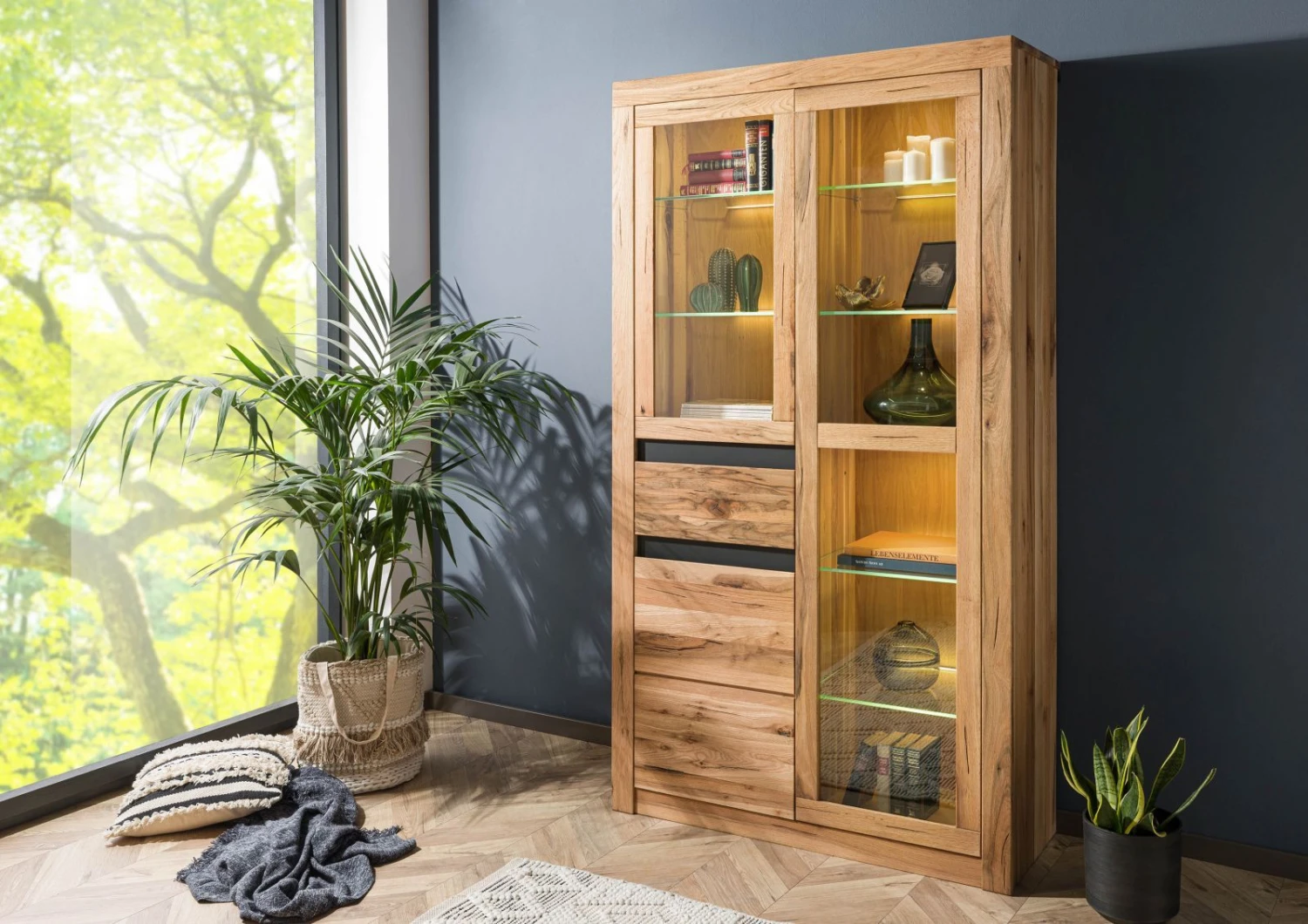 Vetrina In Legno Di Quercia Selvatica/ Cerro 110x42x200 Quercia Naturale Oliato MONTREUX #118 3 Vetrina In Legno Di Quercia Selvatica/ Cerro 110x42x200 Quercia Naturale Oliato MONTREUX #118