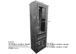 Vetrina In Legno Di Quercia Selvatica/ Cerro 62x42x190 Tabacco Marrone Oliato MONTREUX #321 16 Vetrina In Legno Di Quercia Selvatica/ Cerro 62x42x190 Tabacco Marrone Oliato MONTREUX #321 -Massivmoebel24 48 320 100 1021 8