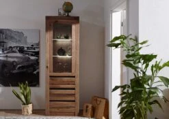 Vetrina In Legno Di Quercia Selvatica/ Cerro 62x42x190 Tabacco Marrone Oliato MONTREUX #321 12 Vetrina In Legno Di Quercia Selvatica/ Cerro 62x42x190 Tabacco Marrone Oliato MONTREUX #321 -Massivmoebel24 48 320 100 2021 3