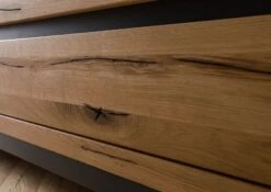 Vetrina In Legno Di Quercia Selvatica 65x40x148 Tabacco Marrone Oliato VILLANDERS #304 -Massivmoebel24 48 320 200 2004 6