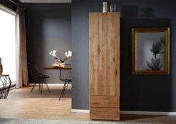 FRANKFURT #113 Armadio In Legno Di Cerro - Oliato / Natur 50x43x180 -Massivmoebel24 48 320 502 0013 3