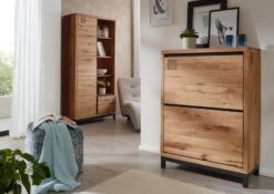 VILLANDERS #135 Comò In Legno Di Quercia Selvatica - Oliato / Natur 90x40x120