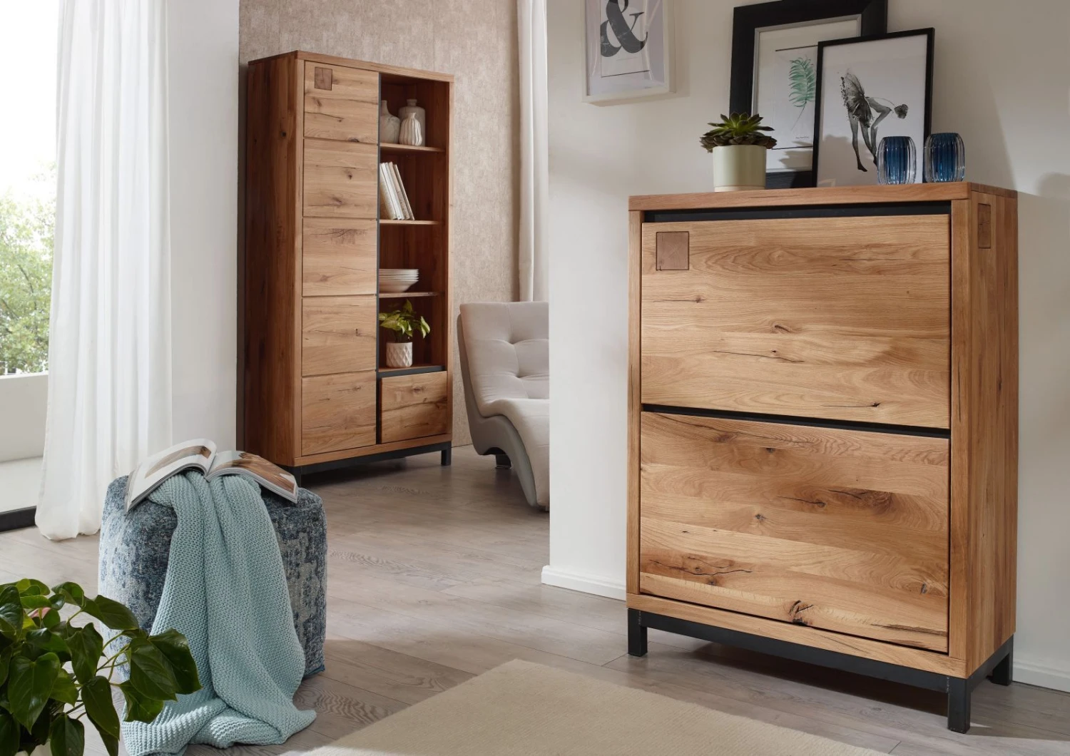 VILLANDERS #135 Comò In Legno Di Quercia Selvatica - Oliato / Natur 90x40x120 3 VILLANDERS #135 Comò In Legno Di Quercia Selvatica - Oliato / Natur 90x40x120