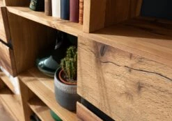 Scaffale In Legno Di Quercia Selvatica/ Cerro 160x36x140 Quercia Naturale Oliato MONTREUX #043 14 Scaffale In Legno Di Quercia Selvatica/ Cerro 160x36x140 Quercia Naturale Oliato MONTREUX #043 -Massivmoebel24 48 350 100 0043 5