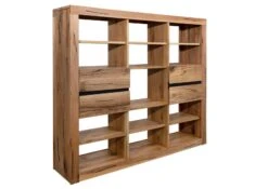 Scaffale In Legno Di Quercia Selvatica/ Cerro 160x36x140 Quercia Naturale Oliato MONTREUX #043 17 Scaffale In Legno Di Quercia Selvatica/ Cerro 160x36x140 Quercia Naturale Oliato MONTREUX #043 -Massivmoebel24 48 350 100 0043 9