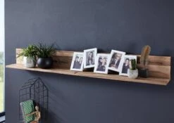 Mensola In Legno Di Quercia Selvatica/ Cerro 202x17x19 Bianco Oliato MONTREUX #208