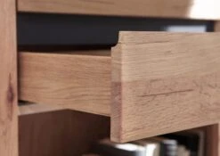 Scaffale In Legno Di Quercia Selvatica/ Cerro 71x35x190 Bianco Oliato MONTREUX #224 -Massivmoebel24 48 350 100 1024 5