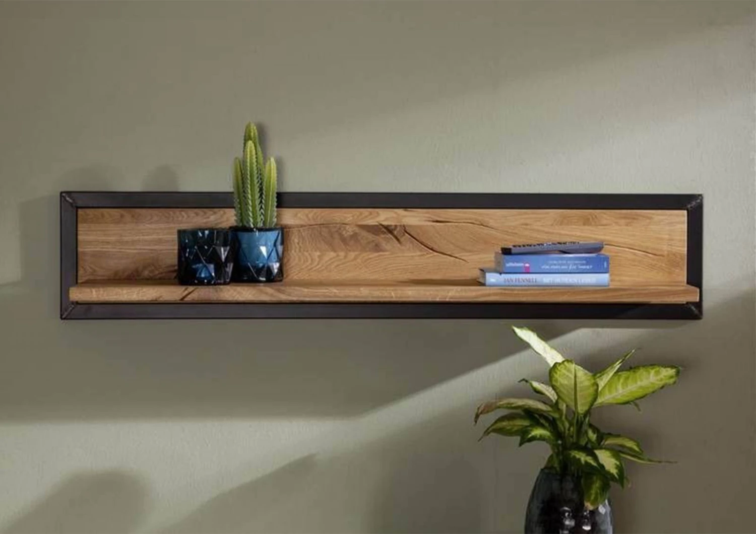 Mensola In Legno Di Quercia Selvatica 170x22x24 Quercia Naturale Oliato VILLANDERS #115 4 Mensola In Legno Di Quercia Selvatica 170x22x24 Quercia Naturale Oliato VILLANDERS #115 - immagine 2