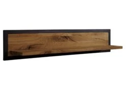 Mensola In Legno Di Quercia Selvatica 120x22x24 Tabacco Marrone Oliato VILLANDERS #316 -Massivmoebel24 48 350 200 2016 9