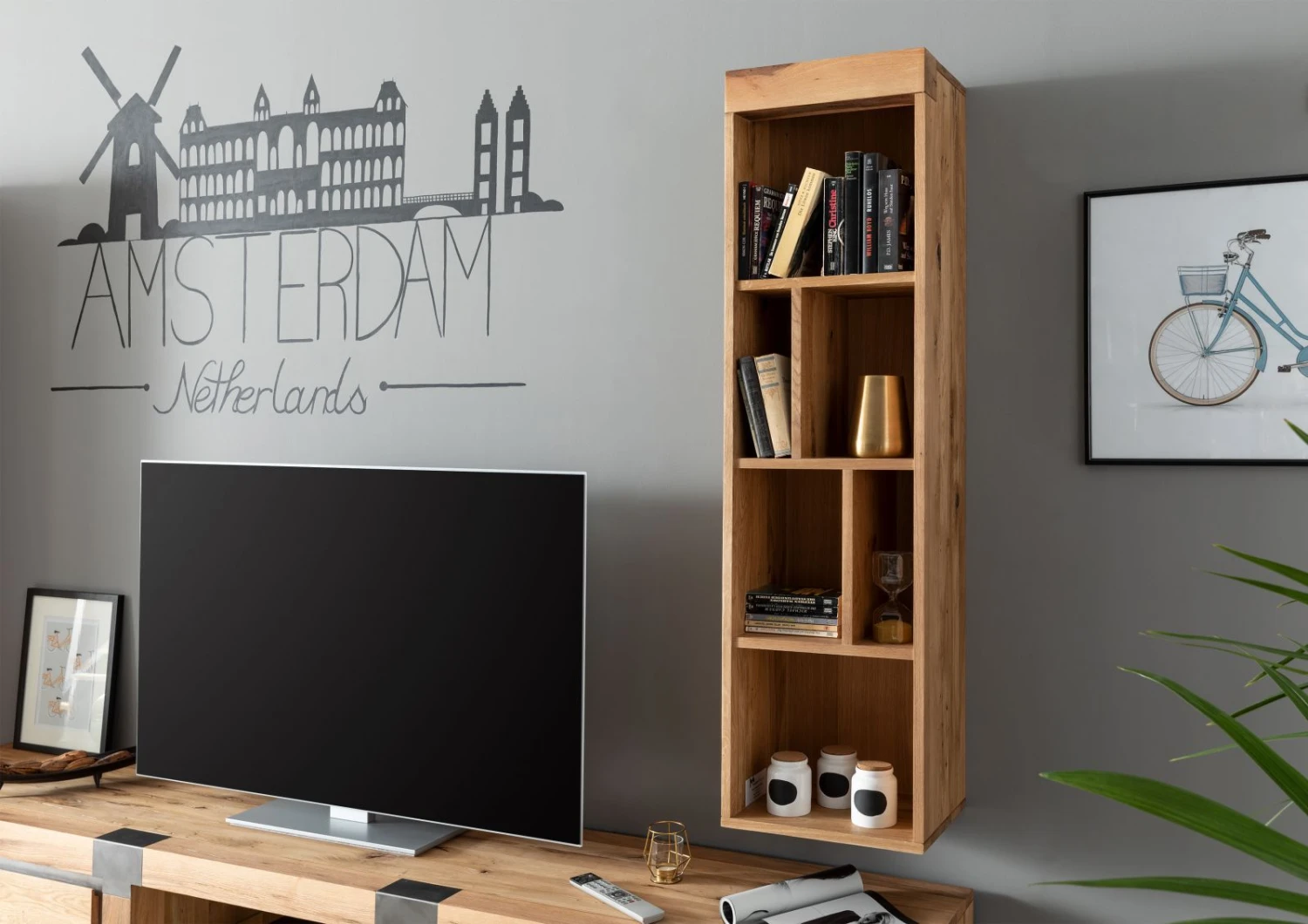 Scaffale In Legno Di Quercia Selvatica/ Cerro 37x30x142 Quercia Naturale Oliato NEW AMSTERDAM #13 3 Scaffale In Legno Di Quercia Selvatica/ Cerro 37x30x142 Quercia Naturale Oliato NEW AMSTERDAM #13