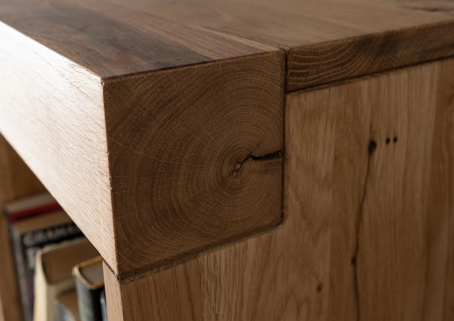 Scaffale In Legno Di Quercia Selvatica/ Cerro 37x30x142 Quercia Naturale Oliato NEW AMSTERDAM #13 8 Scaffale In Legno Di Quercia Selvatica/ Cerro 37x30x142 Quercia Naturale Oliato NEW AMSTERDAM #13 - immagine 6