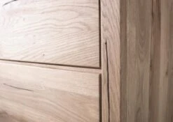 VILLANDERS #231 Armadio In Legno Di Quercia Selvatica - Oliato / Bianco 56x40x205 -Massivmoebel24 48 900 200 1031 4