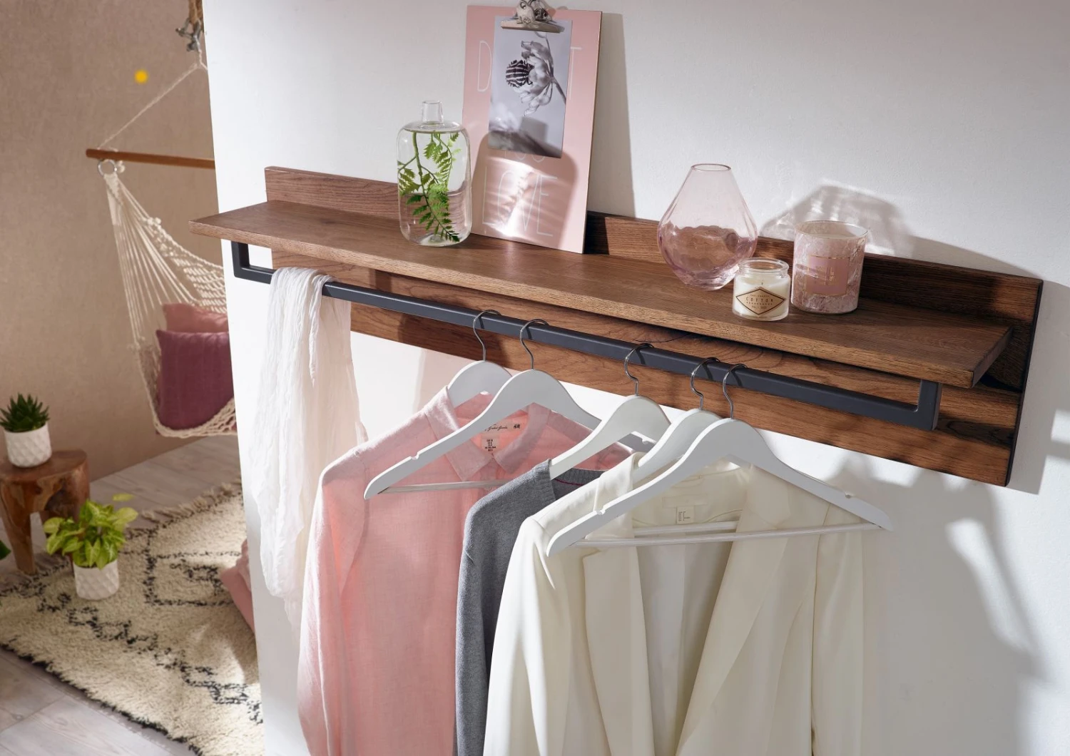 VILLANDERS #334Appendiabiti In Legno Di Quercia Selvatica - Oliato / Tabacco 120x20x25 4 VILLANDERS #334Appendiabiti In Legno Di Quercia Selvatica - Oliato / Tabacco 120x20x25 - immagine 2