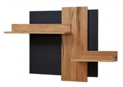 Mensola In Legno Di Quercia Selvatica/ Cerro 90x7x80 Quercia Naturale Oliato FRANKFURT #105 -Massivmoebel24 48 900 502 0010 9