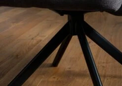 Sedia Girevole 60x67x91 Grigio Scuro / Grigio FABIAN #110 -Massivmoebel24 51 151 515 1100 06