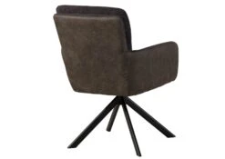 Sedia Girevole 60x67x91 Grigio Scuro / Grigio FABIAN #110 -Massivmoebel24 51 151 515 1100 10