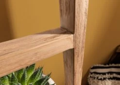 BASSANO #134 Scala Decorativa In Legno Grezzo Di Teak Riciclato - Naturale 50x5x180 -Massivmoebel24 54 900 720 0005 4