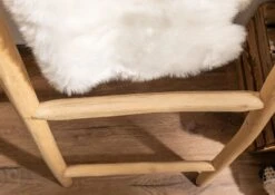 BASSANO #135 Scala Decorativa In Legno Grezzo Di Teak Riciclato - Naturale 50x5x180 -Massivmoebel24 54 900 720 0006 3