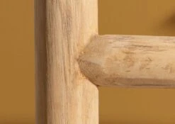 BASSANO #135 Scala Decorativa In Legno Grezzo Di Teak Riciclato - Naturale 50x5x180 -Massivmoebel24 54 900 720 0006 5