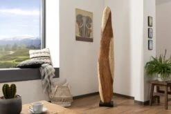 UNIKA #177 Colonna Decorativa In Legno Di Suar ( Acacia Tropicale ) - Laccato / Natur 30x30x150 11 UNIKA #177 Colonna Decorativa In Legno Di Suar ( Acacia Tropicale ) - Laccato / Natur 30x30x150 -Massivmoebel24 54 900 901 0077 3