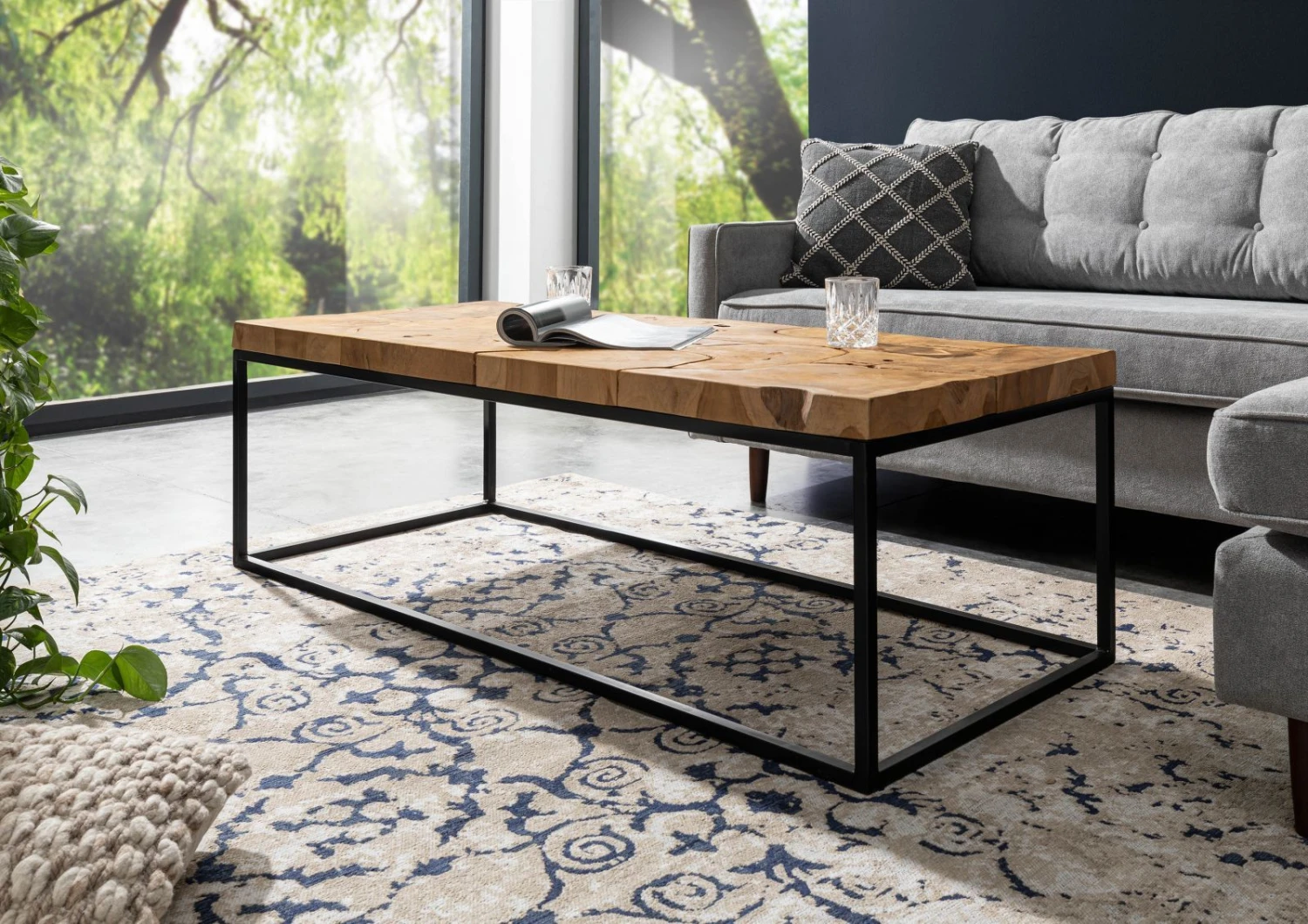 Tavolino Da Salotto In Legno Di Teak 140x60x45 Naturale Laccato UNIKA #188 3 Tavolino Da Salotto In Legno Di Teak 140x60x45 Naturale Laccato UNIKA #188