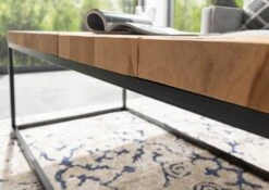 Tavolino Da Salotto In Legno Di Teak 140x60x45 Naturale Laccato UNIKA #188 12 Tavolino Da Salotto In Legno Di Teak 140x60x45 Naturale Laccato UNIKA #188 -Massivmoebel24 54 900 901 0088 4