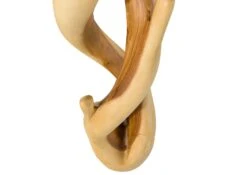 Appendiabiti In Legno Di Suar 28x28x190 Laccato Naturale UNIKA #193 -Massivmoebel24 54 900 901 0093 03