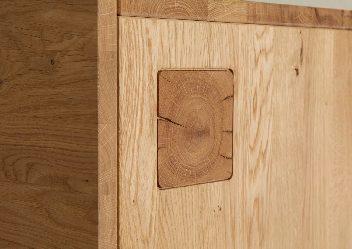 KITZBÜHEL #107 Credenza In Legno Di Quercia Selvatica - Laccato Oliato / Naturale 116x43,5x143 7 KITZBÜHEL #107 Credenza In Legno Di Quercia Selvatica - Laccato Oliato / Naturale 116x43,5x143 - immagine 5