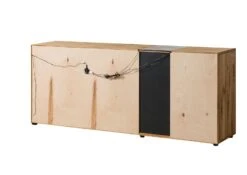 KITZBÜHEL #125 Credenza In Legno Di Quercia Selvatica - Laccato Oliato / Naturale 196x43,5x80 21 KITZBÜHEL #125 Credenza In Legno Di Quercia Selvatica - Laccato Oliato / Naturale 196x43,5x80 -Massivmoebel24 67 312 420 1025 10