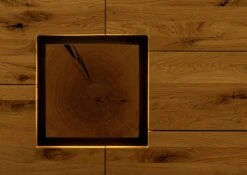 KITZBÜHEL #127 Credenza In Legno Di Quercia Selvatica - Laccato Oliato / Naturale 196,5x43,5x80 -Massivmoebel24 67 312 420 1027 05