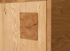 KITZBÜHEL #128 Credenza In Legno Di Quercia Selvatica - Laccato Oliato / Naturale 160x43,5x80 -Massivmoebel24 67 312 420 1028 06