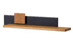 KITZBÜHEL #123 Mensola In Legno Di Quercia Selvatica - Laccato Oliato / Naturale 110x20x20 -Massivmoebel24 67 350 420 1023 09