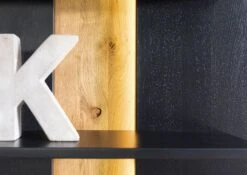 KITZBÜHEL #124 Mensola In Legno Di Quercia Selvatica - Laccato Oliato / Naturale 58x21,5x110 -Massivmoebel24 67 350 420 1024 04