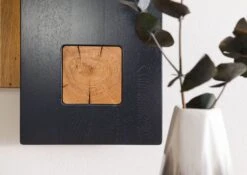 KITZBÜHEL #124 Mensola In Legno Di Quercia Selvatica - Laccato Oliato / Naturale 58x21,5x110 -Massivmoebel24 67 350 420 1024 06