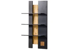 KITZBÜHEL #124 Mensola In Legno Di Quercia Selvatica - Laccato Oliato / Naturale 58x21,5x110 -Massivmoebel24 67 350 420 1024 09